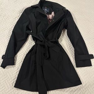 London Fog Black Trench Coat